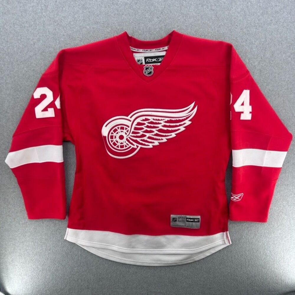 Chris Chelios Detroit Red Wings NHL Vintage Rbk CCM Jersey Men's Size L